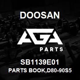 SB1139E01 Doosan PARTS BOOK,D80-90S5 Interm4 | AGA Parts