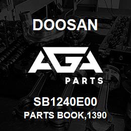 SB1240E00 Doosan PARTS BOOK,1390 | AGA Parts