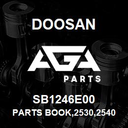 SB1246E00 Doosan PARTS BOOK,2530,2540,2550,2560 | AGA Parts