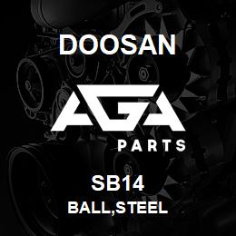 SB14 Doosan BALL,STEEL | AGA Parts