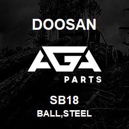 SB18 Doosan BALL,STEEL | AGA Parts