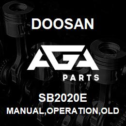 SB2020E Doosan MANUAL,OPERATION,OLD | AGA Parts