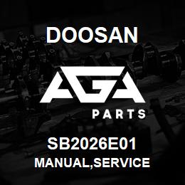 SB2026E01 Doosan MANUAL,SERVICE | AGA Parts