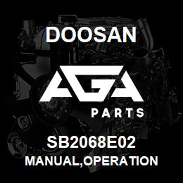 SB2068E02 Doosan MANUAL,OPERATION | AGA Parts