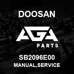 SB2096E00 Doosan MANUAL,SERVICE | AGA Parts