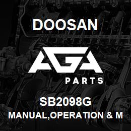 SB2098G Doosan MANUAL,OPERATION & MAINTENANCE,OLD | AGA Parts