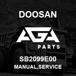 SB2099E00 Doosan MANUAL,SERVICE | AGA Parts