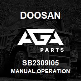 SB2309I05 Doosan MANUAL,OPERATION | AGA Parts