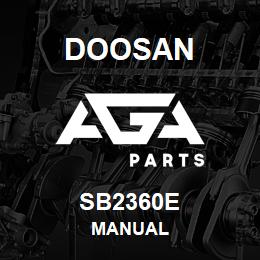 SB2360E Doosan MANUAL | AGA Parts