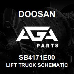 SB4171E00 Doosan LIFT TRUCK SCHEMATIC TIER-2 | AGA Parts