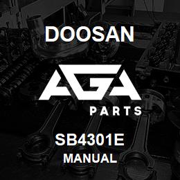 SB4301E Doosan MANUAL | AGA Parts