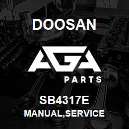 SB4317E Doosan MANUAL,SERVICE | AGA Parts