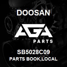 SB5028C09 Doosan PARTS BOOK,LOCAL | AGA Parts