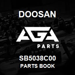 SB5038C00 Doosan PARTS BOOK | AGA Parts