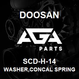 SCD-H-14 Doosan WASHER,CONCAL SPRING | AGA Parts