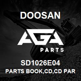 SD1026E04 Doosan PARTS BOOK,CD,CD PARTS BOOK | AGA Parts