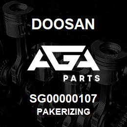 SG00000107 Doosan PAKERIZING | AGA Parts