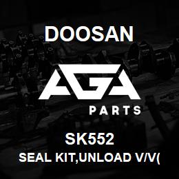 SK552 Doosan SEAL KIT,UNLOAD V/V(IH) | AGA Parts