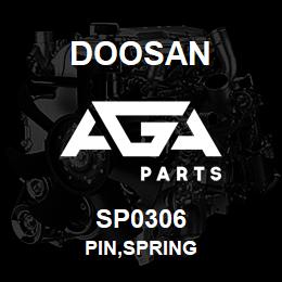 SP0306 Doosan PIN,SPRING | AGA Parts