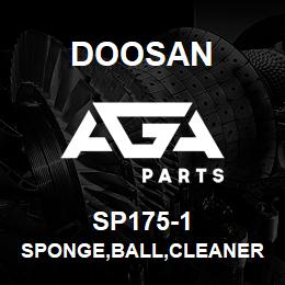 SP175-1 Doosan SPONGE,BALL,CLEANER | AGA Parts