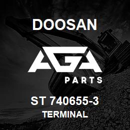 ST 740655-3 Doosan TERMINAL | AGA Parts