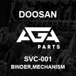 SVC-001 Doosan BINDER,MECHANISM | AGA Parts