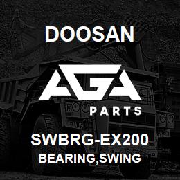 SWBRG-EX200 Doosan BEARING,SWING | AGA Parts