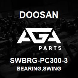 SWBRG-PC300-3 Doosan BEARING,SWING | AGA Parts