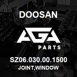 SZ06.030.00.1500 Doosan JOINT,WINDOW | AGA Parts