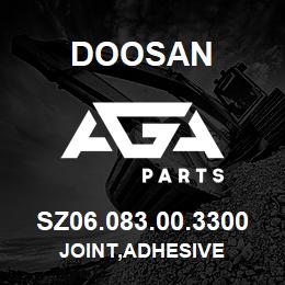 SZ06.083.00.3300 Doosan JOINT,ADHESIVE | AGA Parts