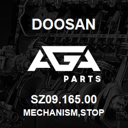 SZ09.165.00 Doosan MECHANISM,STOP | AGA Parts