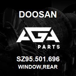 SZ95.501.696 Doosan WINDOW,REAR | AGA Parts