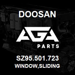 SZ95.501.723 Doosan WINDOW,SLIDING | AGA Parts