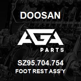 SZ95.704.754 Doosan FOOT REST ASS'Y | AGA Parts