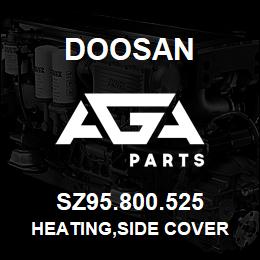 SZ95.800.525 Doosan HEATING,SIDE COVER | AGA Parts