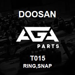 T015 Doosan RING,SNAP | AGA Parts