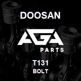 T131 Doosan BOLT | AGA Parts