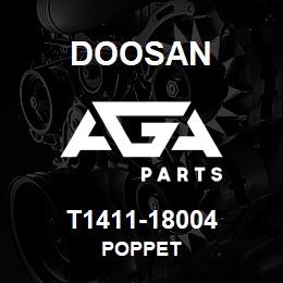 T1411-18004 Doosan POPPET | AGA Parts