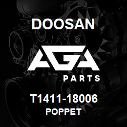 T1411-18006 Doosan POPPET | AGA Parts