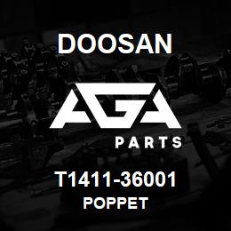 T1411-36001 Doosan POPPET | AGA Parts