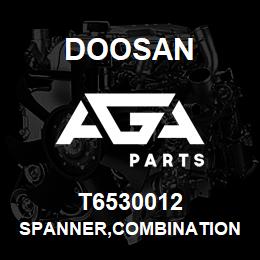 T6530012 Doosan SPANNER,COMBINATION | AGA Parts