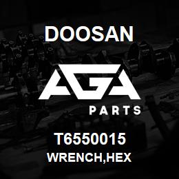 T6550015 Doosan WRENCH,HEX | AGA Parts