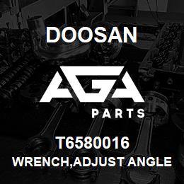 T6580016 Doosan WRENCH,ADJUST ANGLE | AGA Parts