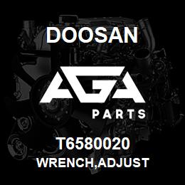 T6580020 Doosan WRENCH,ADJUST | AGA Parts