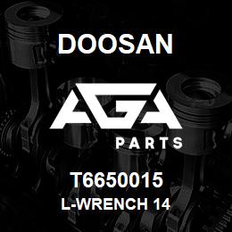 T6650015 Doosan L-WRENCH 14 | AGA Parts