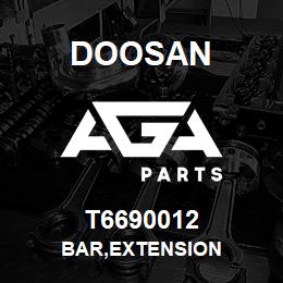 T6690012 Doosan BAR,EXTENSION | AGA Parts