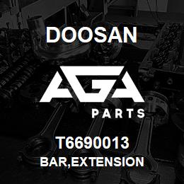 T6690013 Doosan BAR,EXTENSION | AGA Parts