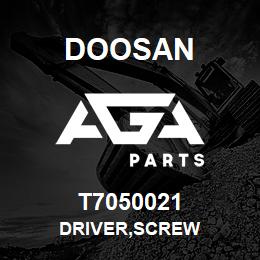 T7050021 Doosan DRIVER,SCREW | AGA Parts