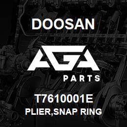 T7610001E Doosan PLIER,SNAP RING | AGA Parts