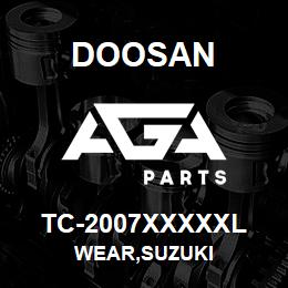 TC-2007XXXXXL Doosan WEAR,SUZUKI | AGA Parts